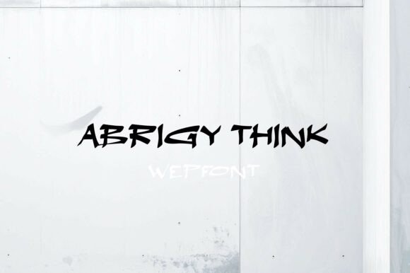Abrigy Think: The Bold Typeface That Elevates Small Business Branding
