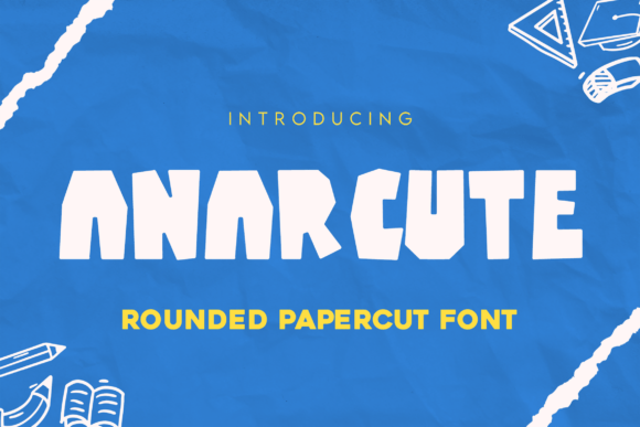 Anarcute: The Playful Display Typeface for Modern Editorial Design