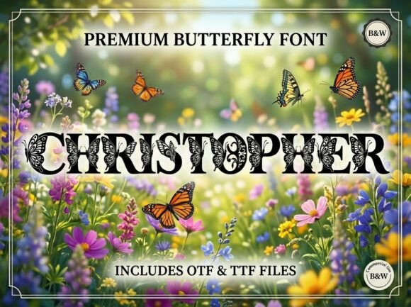 Christoper: A Decorative Typeface for Editorial Storytelling
