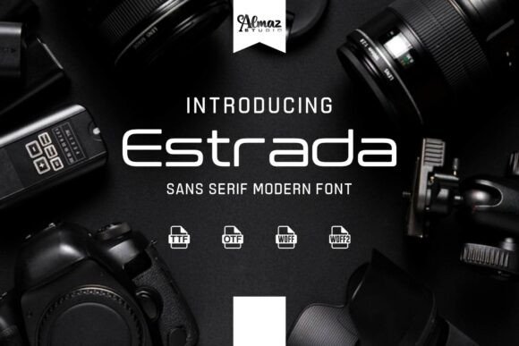 Estrada: A Bold Display Typeface for Modern Web Design
