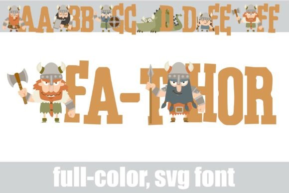 Fa-thor: The Legendary Color Font for Bold Brand Identities