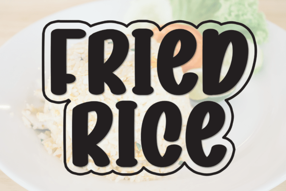 Fried Rice: The Bold Display Font That Transforms Campaign Headlines