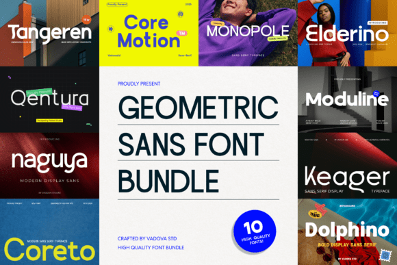 Geometric Sans Bundle: The Modern Typeface for High-Impact Campaigns