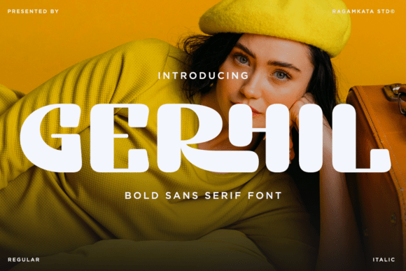 Gerhil: The Bold Sans Serif Typeface That Elevates Handmade Branding