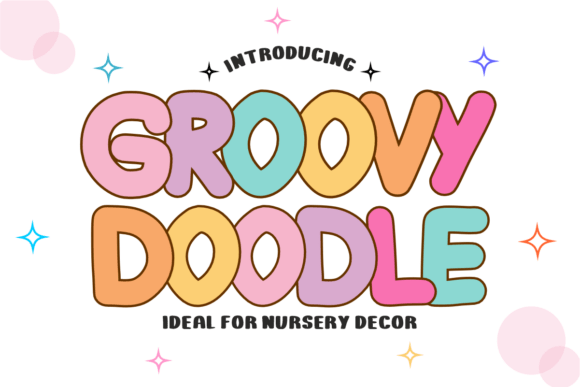 Groovy Doodle: A Retro Display Font for Bold Branding Projects