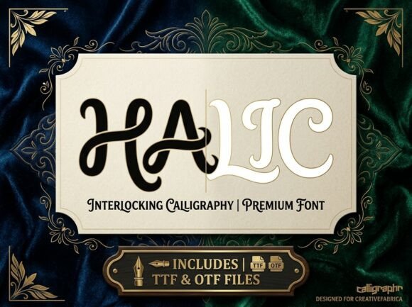 Halic: The Decorative Typeface That Elevates Your Campaigns