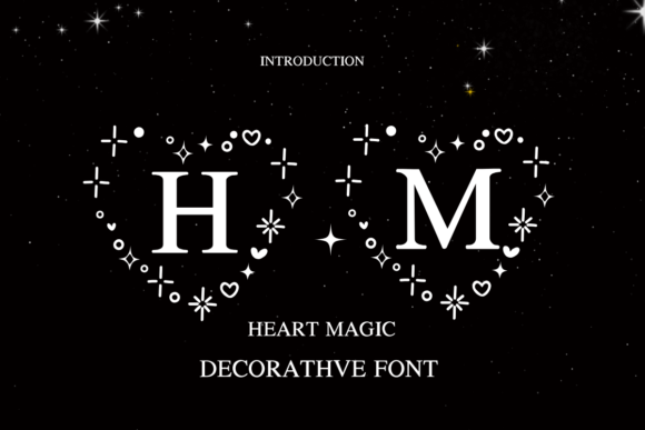 Heart Magic: A Romantic Decorative Typeface for Digital Branding