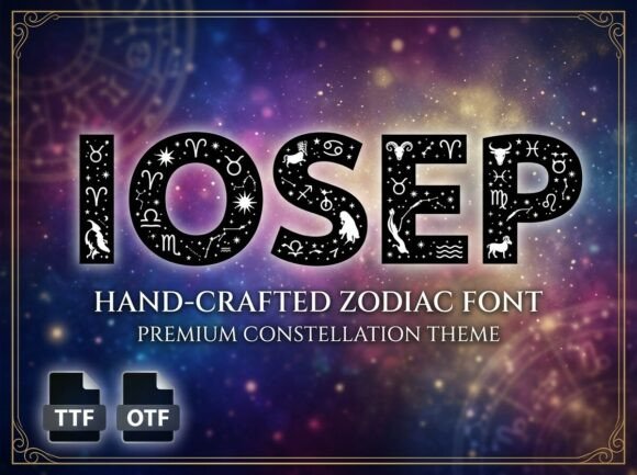 Iosep: The Ultimate Display Font for Bold Brand Identity Projects