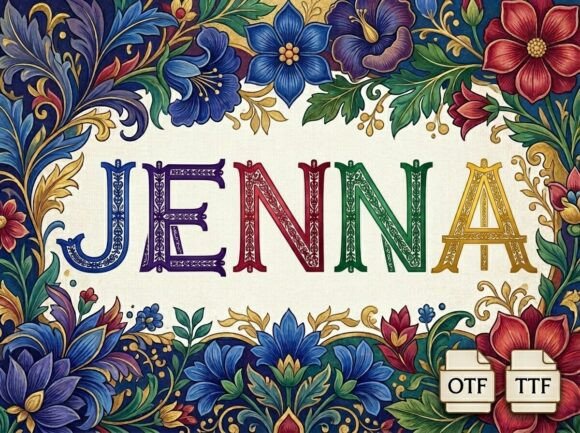 Jenna: The Avant-Garde Display Font That Defines Bold Brand Identities