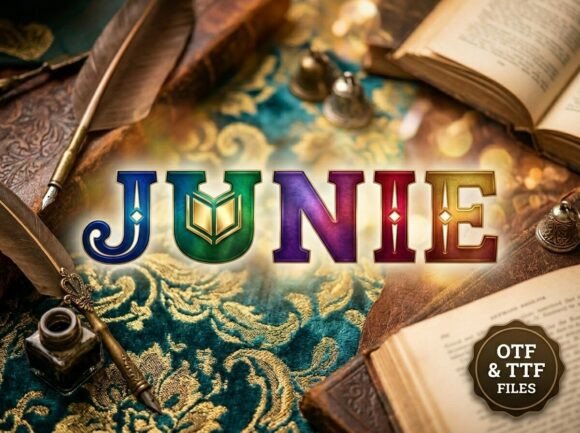 Junie: The Avant-Garde Display Typeface for Modern Web Design