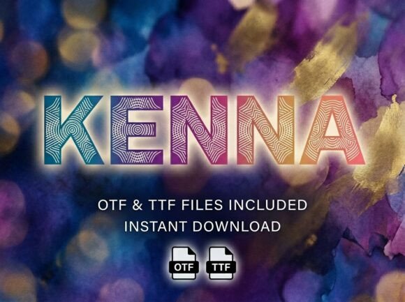 Kenna: The Avant-Garde Display Font for Scroll-Stopping Campaigns