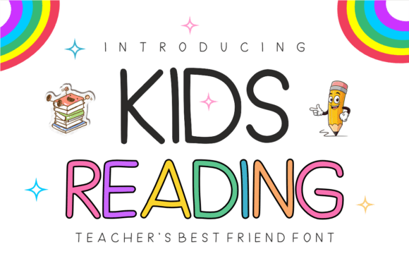 Kids Reading: The Perfect Typeface for Handmade Crafts