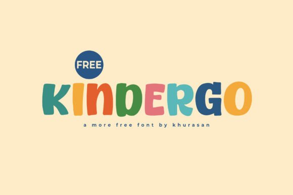 Kindergo: A Playful Typeface for Modern Editorial Design