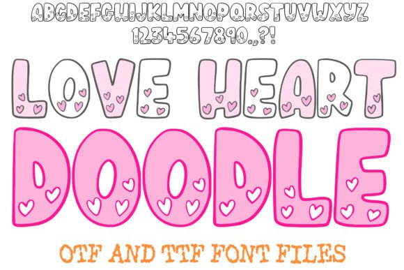 Love Heart Doodle: The Perfect Typeface for Warm Brand Identity