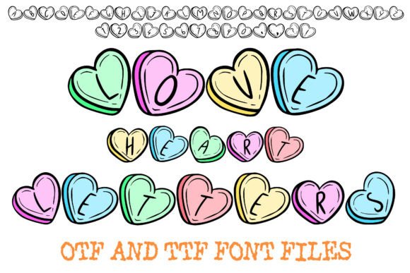 Love Heart Letters: A Whimsical Typeface for Editorial Design