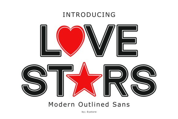 Love Stars: The Perfect Display Typeface for Editorial Design