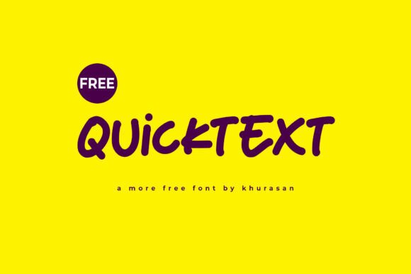 Quicktext: The Modern Display Typeface for Polished Web Designs