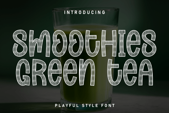 Smoothies Green Tea: The Display Font That Boosts Campaign Clarity