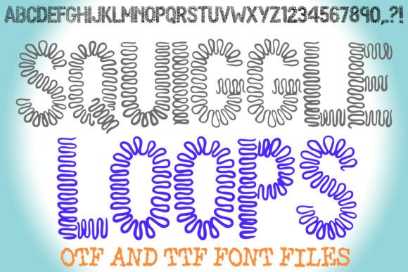 Squiggle Loops: A High-Energy Display Font for Digital Brands