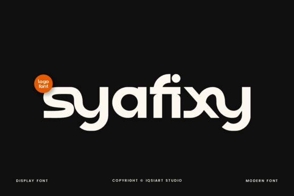 Syafixy: A Modern Sans Serif for Real-World Branding