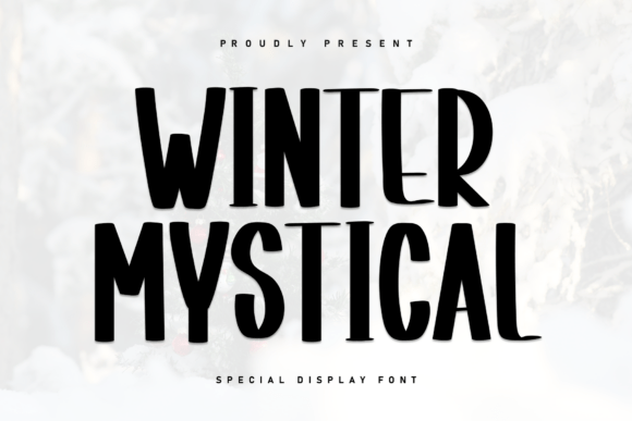 Winter Mystical: A Handwritten Typeface for Editorial Storytelling